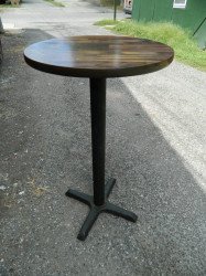 Tables Cocktail Bistro Bar Ht 24 Round x 42 tall HW
