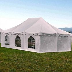20x30 tent sidewall kit vinyl panels img 4 1677873902 Tent Sidewall 30' Cathedral Window
