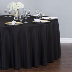 108RD 010111 120RD 010111 132RD 010111 Round 20Polyester 20Tablecl 3 Linen 120" Round