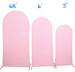 Spandex Pink Cover for 6-1/2 ft Chiara Backdrop Frame