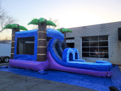 20230215 171108 1755457039 Tropical Bounce House W/ Slide - Wet or Dry