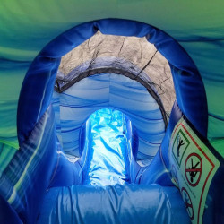 inflatable bounce house water slide kids tropical marble5 17554570 1 Tropical Bounce House W/ Slide - Wet or Dry