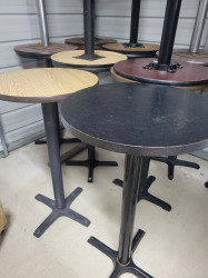 20230615 111330 1757530868 Tables Cocktail Bistro Bar Ht 24" Round x 42" tall HW