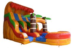 16' Lava Double Lane Slide