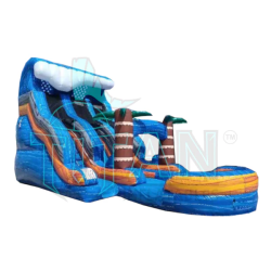 16' Wave Runner Double Lane Slide